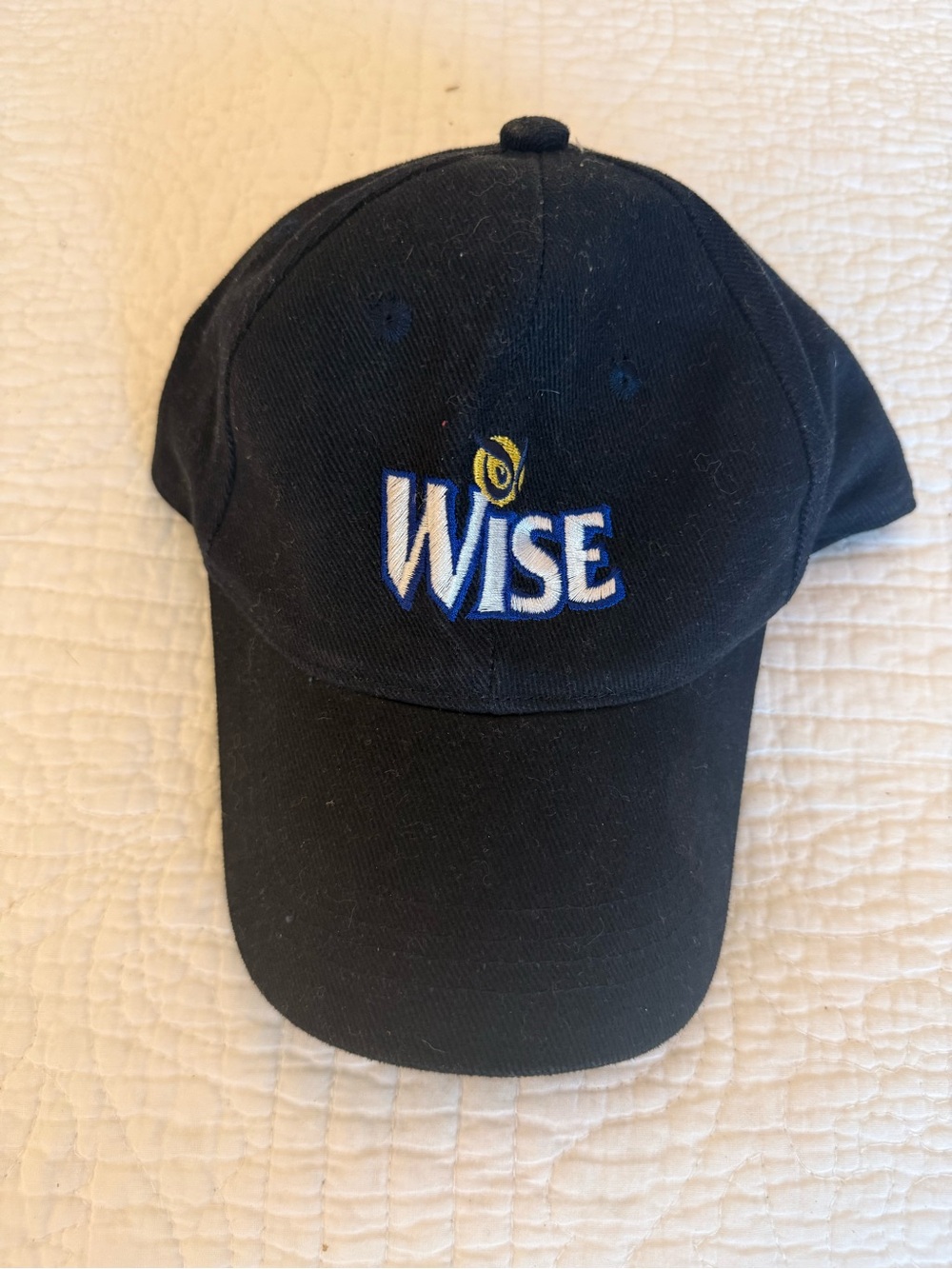 Embroidered Black Baseball Cap